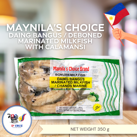 Maynila's Choice Daing Bangus / Deboned Marinated Milkfish with Calamansi