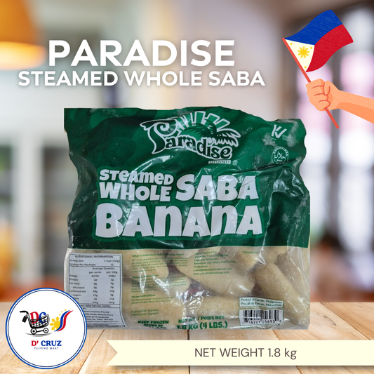 Paradise Steamed Whole Saba